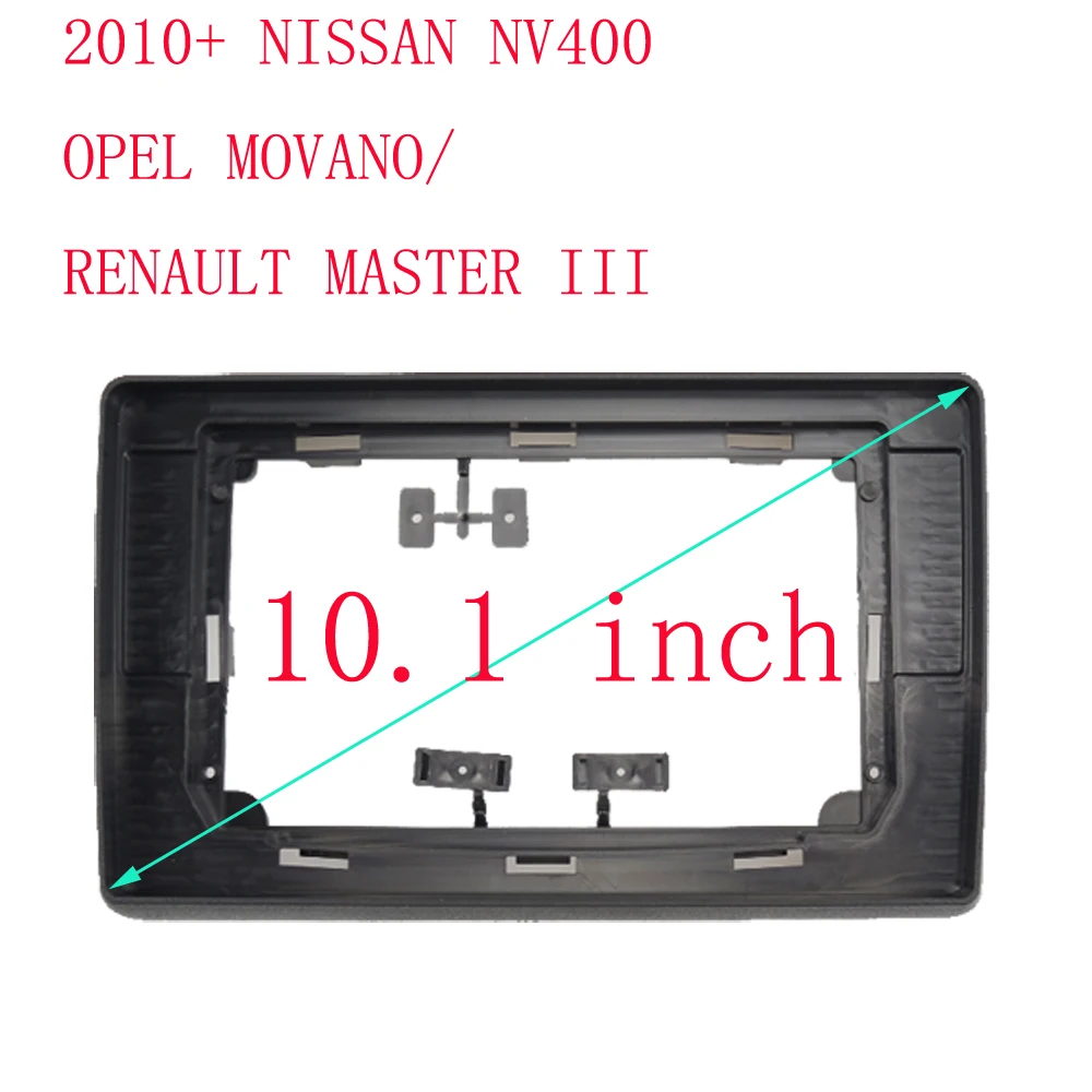 

10 Inch Car Frame Fascia Adapter Android Radio Audio Dash Fitting Panel Kit For Nissan Nv400 Renault Master Opel Movano