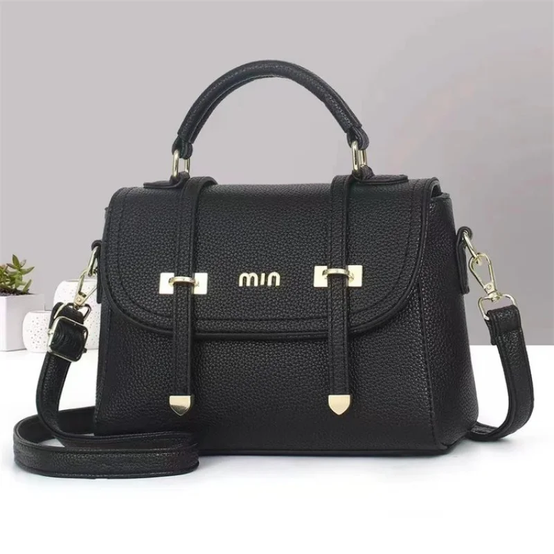 

Популярная классическая кожаная женская сумка высокого класса, роскошная брендовая элегантная модная повседневная винтажная сумка с изысканной строчкой ​