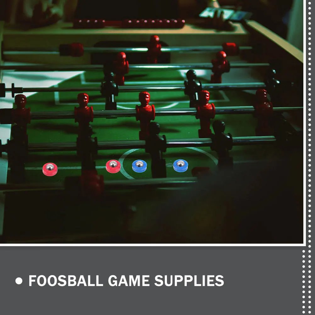 16 قطعة من ملحقات كرة القدم للطاولة، خرز متحرك بديل لتجعيد الشعر الصغير، بلاستيك فولاذي متين للعب الداخلي والخارجي #3