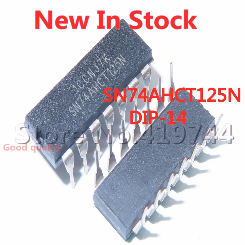 5PCS/LOT SN74AHCT125N 74AHCT125N DIP-14 logic chip IC In Stock NEW original IC