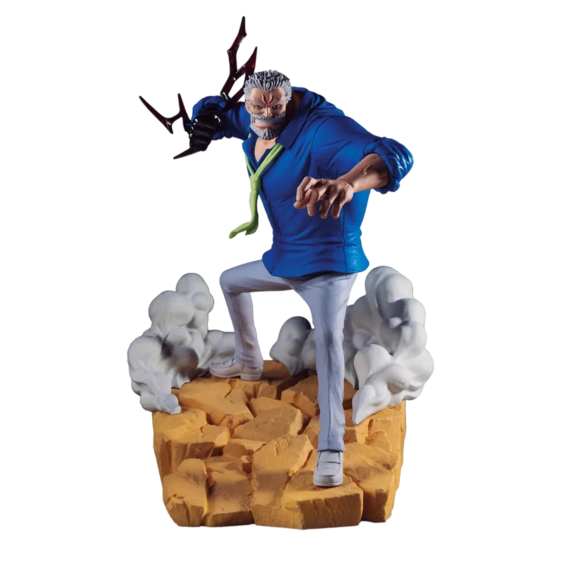 Echte Bandai ONE PIECE Senkouzekkei KUZAN MONKEY.D.GARP Anime Action-figuren Modell Figur Spielzeug Geschenk für Spielzeug Hobbys Kinder