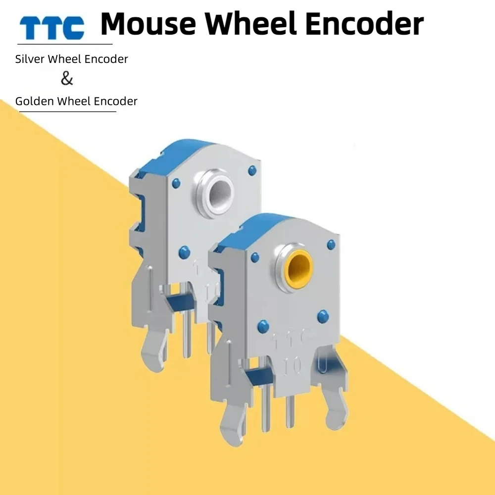 TTC Dustproof Golden Wheel Encoder Silver Wheel Encoder 7MM/8/9/10/11/12/13/14/15/16MM Mouse Repair Accessories