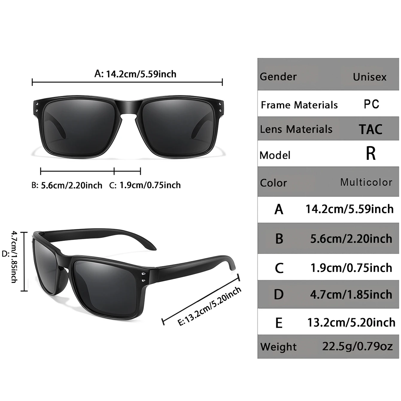Polarisierte UV400-Angelsonnenbrille für Damen und Herren, Outdoor-Sport, Radfahren, Fahren, Wandern, klassische Schutzbrille mit Box – Detail 2