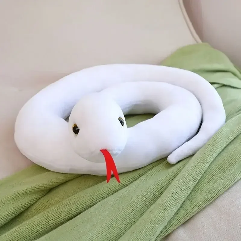 Cosplay Costume Yaiba Iguro Obanai White Snake Plush Toy Halloween Carnival Cosplay Prop Accessories