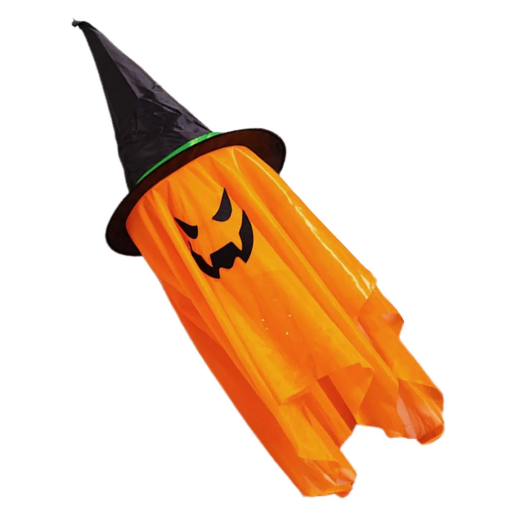 

Halloween Glowing Witch Hat Pendant Hanging Decoration LED Lighted Witch Hat Ornament for Yard Garden Decor Hanging Decor