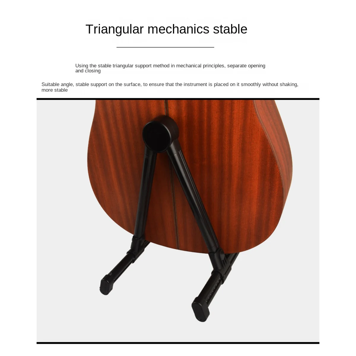 Professional Electric Guitar Stand Universal Folding Electric Acoustic Guitar A-Frame Musical Rack Holder Guitar Part