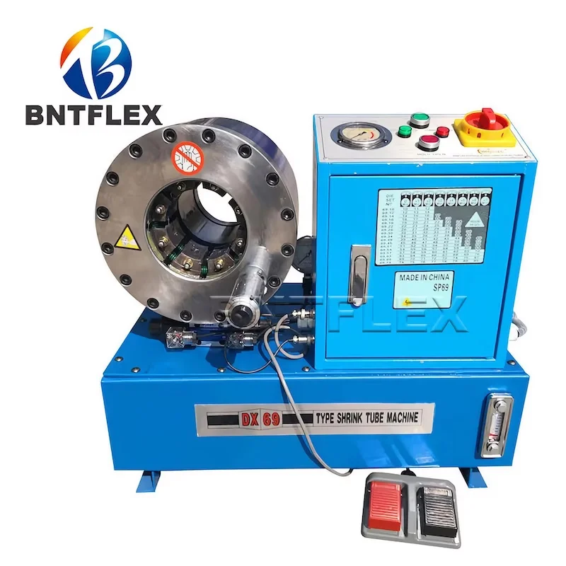 تصنيع خرطوم هيدروليكي كهربائي قوي Dx69 Dx68 220 فولت 380 فولت مع 10 مجموعات من القوالب