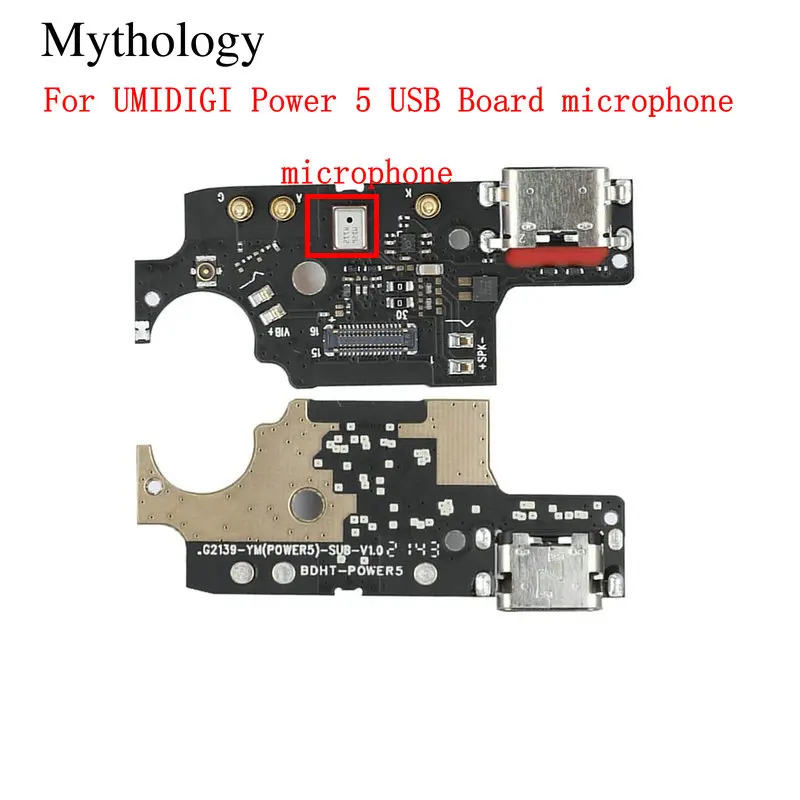 

For UMIDIGI Power 5 USB Board Microphone Charging Dock Connector Charger Circuits Mobile Phone Repair Parts