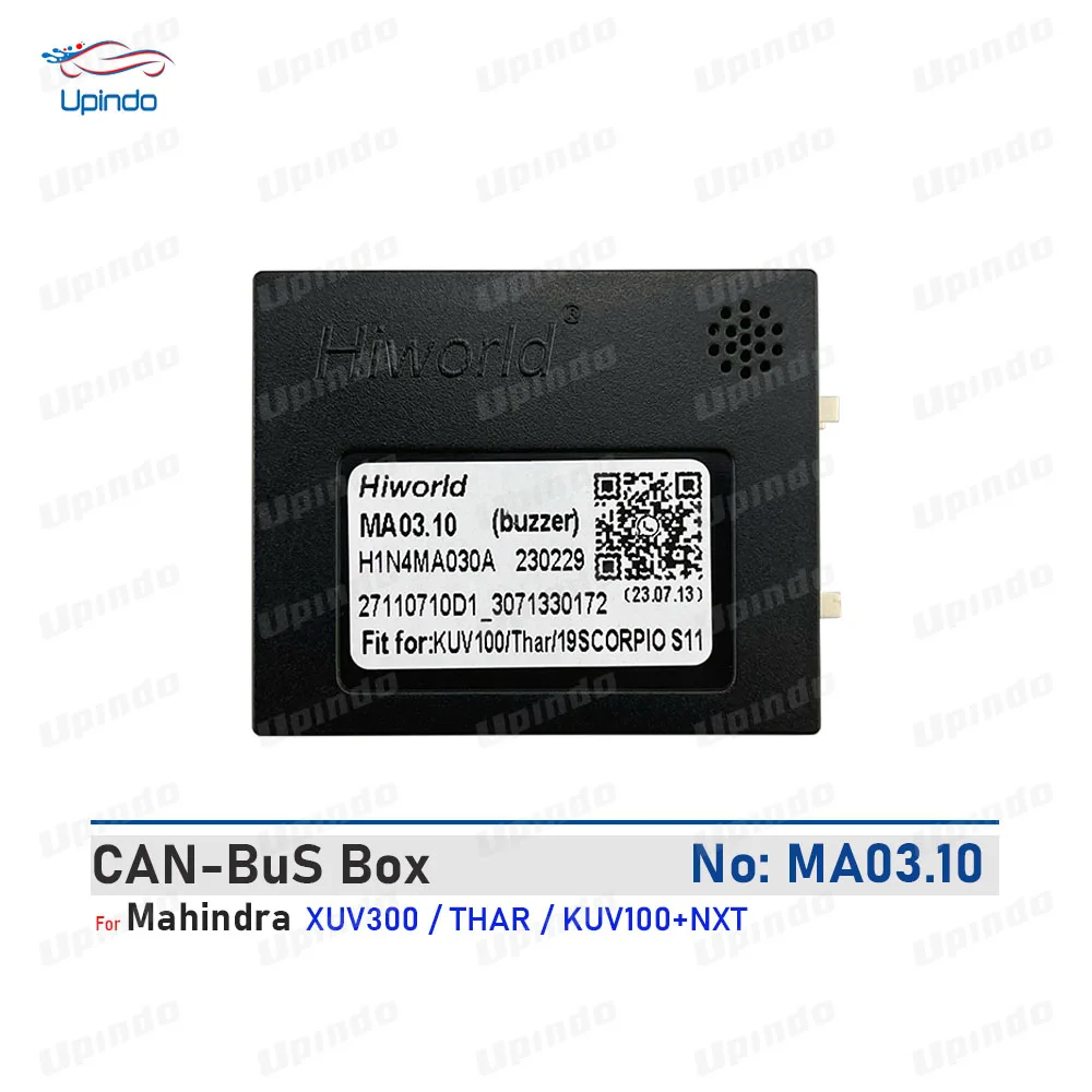 

Android 10 Car Stereo for Mahindra XUV300/THAR/KUV100 NXT | CAN Bus Adapter/Decoder | Bluetooth GPS Touchscreen Radio