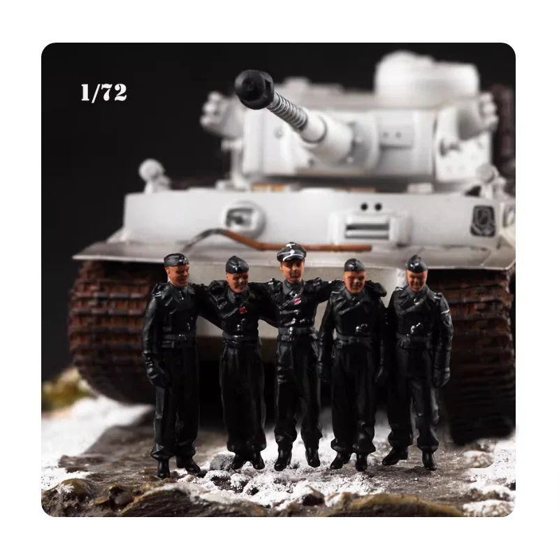 

Масштабная модель 1:72 из смолы: 5 солдатиков для сцен с танками и вертолетами, коллекционные декоративные подарки для демонстрации