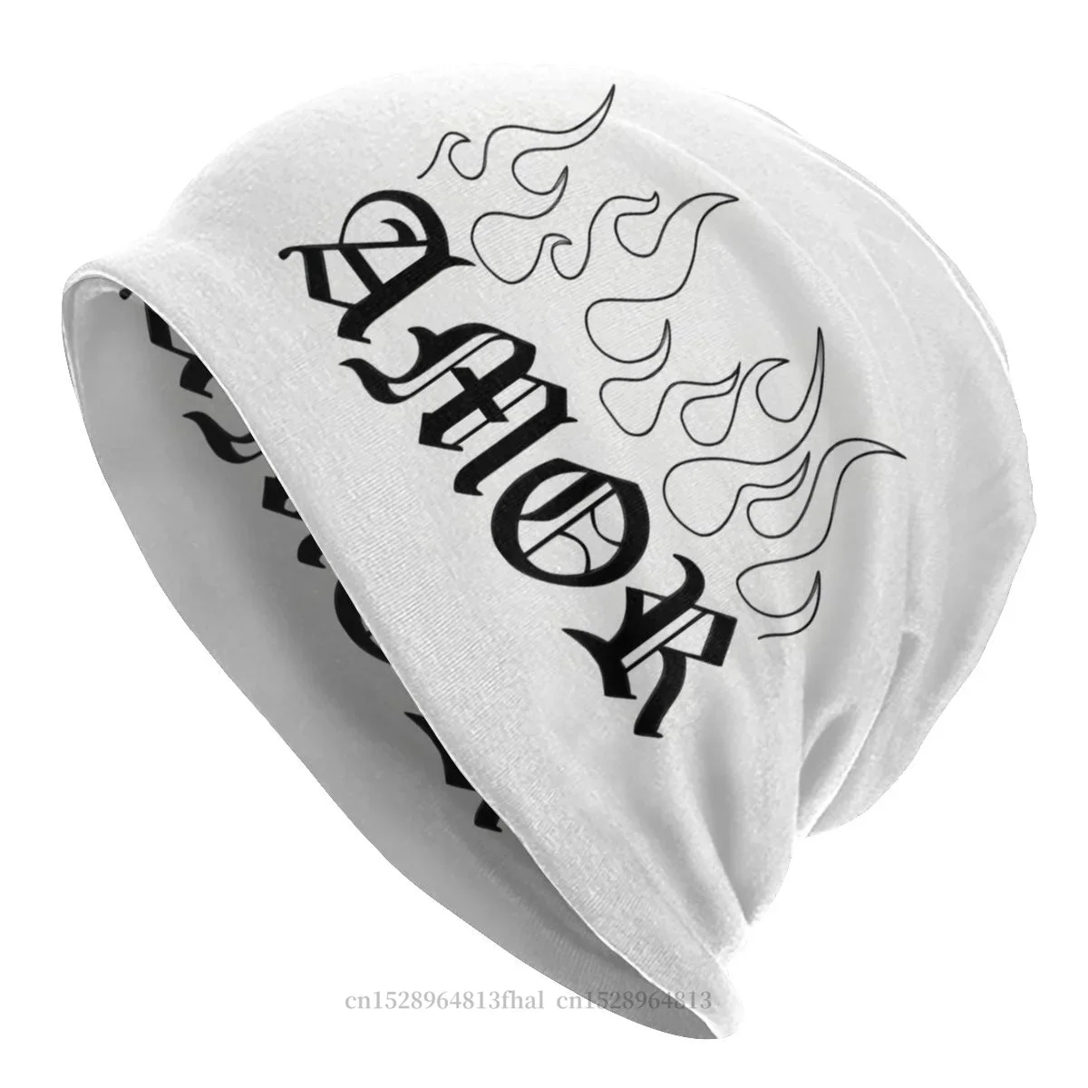 Bonnet Hats Gothique Men Women's Amor Winter Warm Cap Street Skullies Beanies Caps