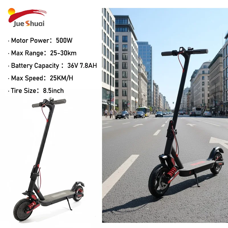 

New X-MI Electric Scooter for Adults 36V 350W Electric Scooter with Dual Shock Absorption Light Weight Foldable E-scooter