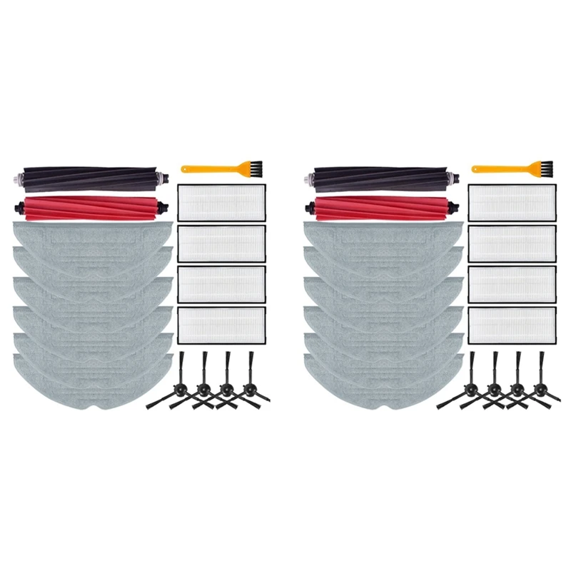 

X16A 2025 NEW-2Set For Xiaomi Roborock S8 S8 PLUS S8+ S8 Pro Ultra G20 Vacuum Cleaner Hepa Filter Mop Cloth Dust Bag Replacement