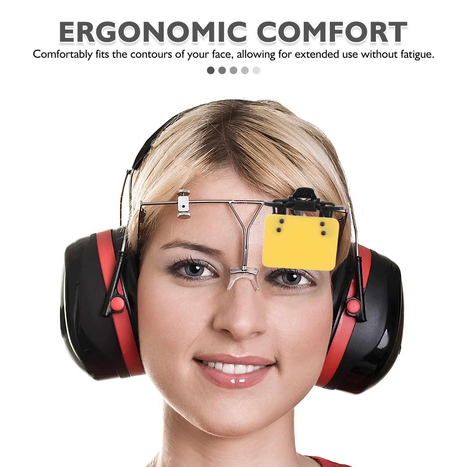 

Clip-on Adjustable Glasses Eye Patch Blinder for Aim Assistance Training Indoor Outdoor Use Lightweight Protective Comfort