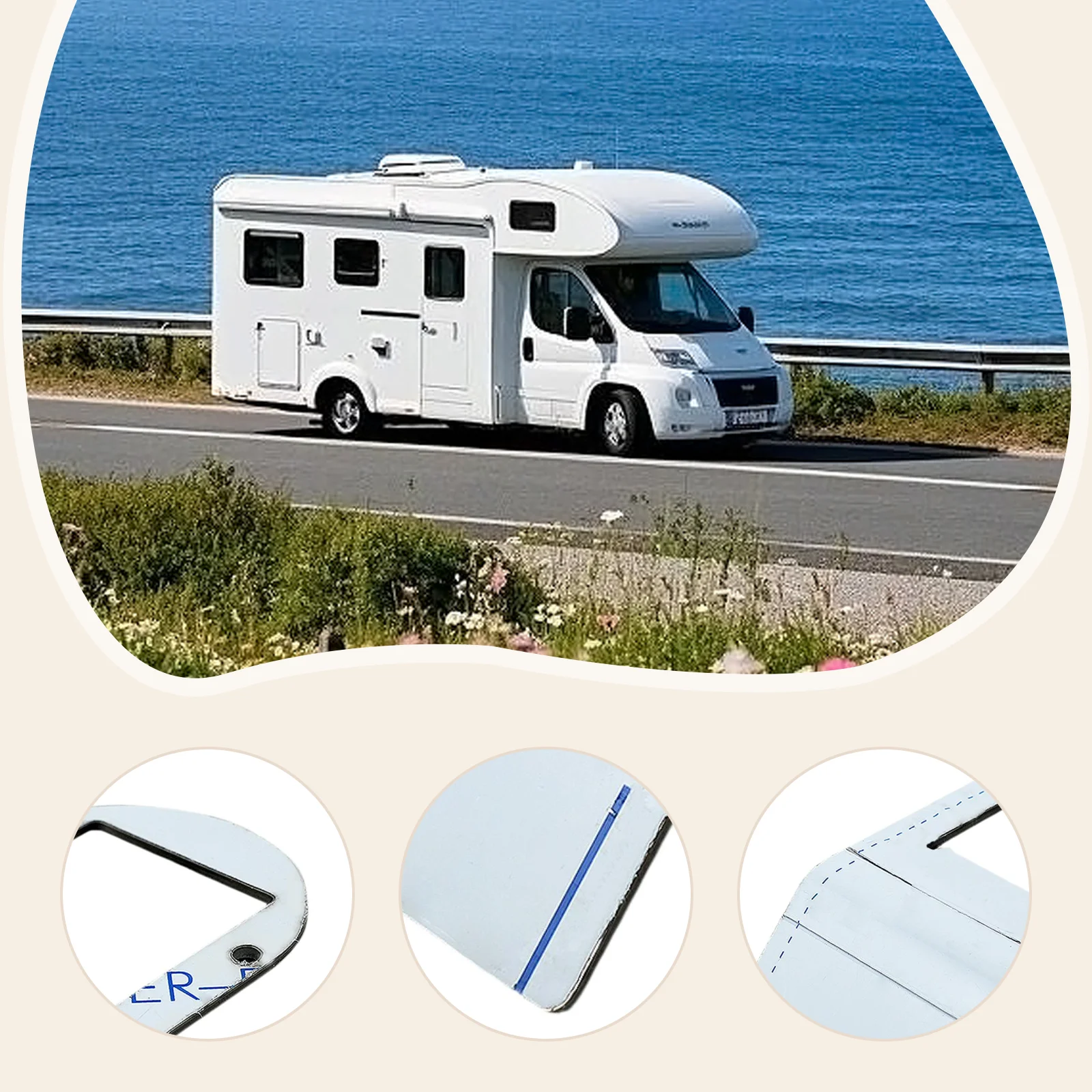 

Универсальный кронштейн для подсветки Watermelon из нержавеющей стали, стабильное крепление-зажим для грузовиков и автодомов под освещение