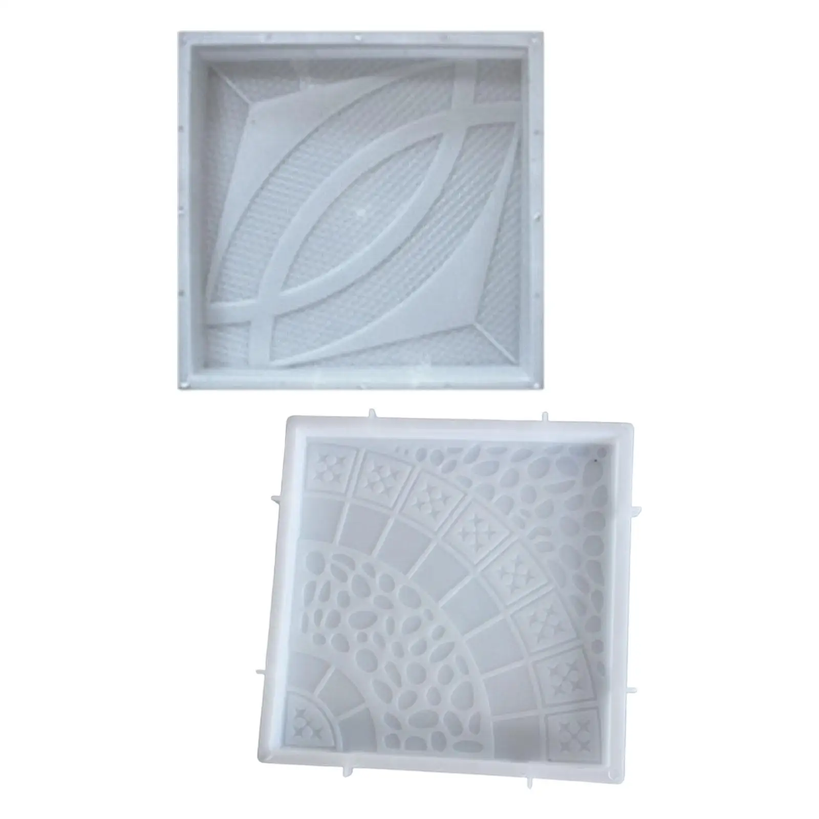Square Concrete Mold Paving Stone Form Plastic Stone Maker for Terrace Patio Garden Stepping Pathway
