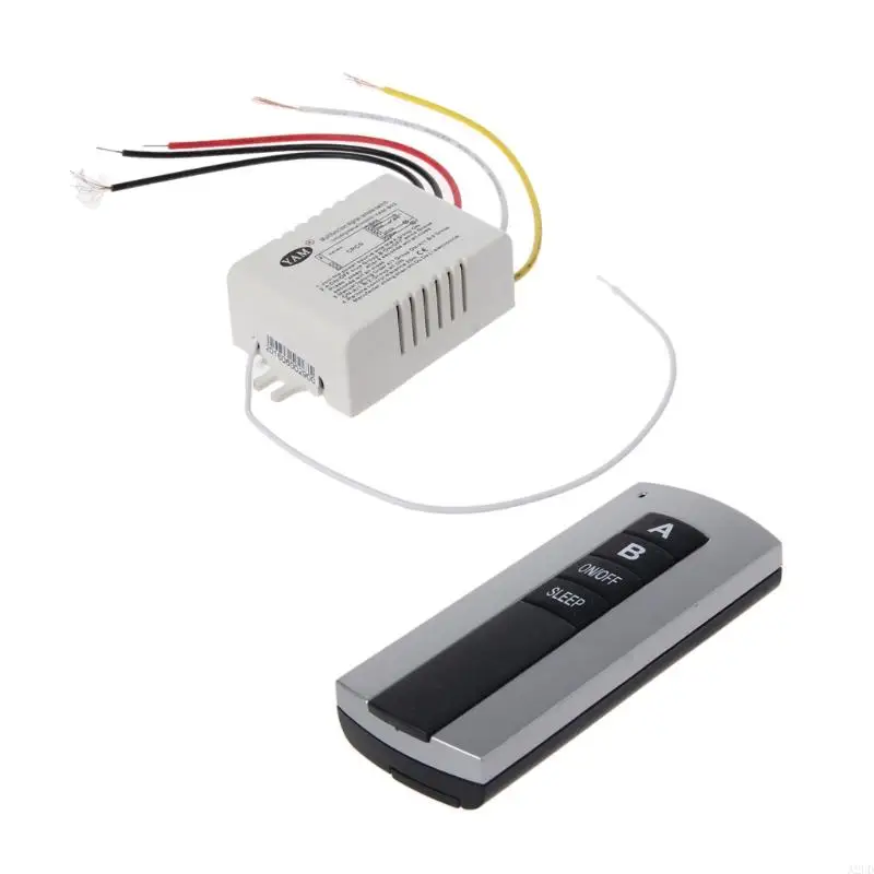 A2UD Wireless 2 Channel ON/OFF LAMP Transment Transment Bộ thu chuyển đổi điều khiển từ xa