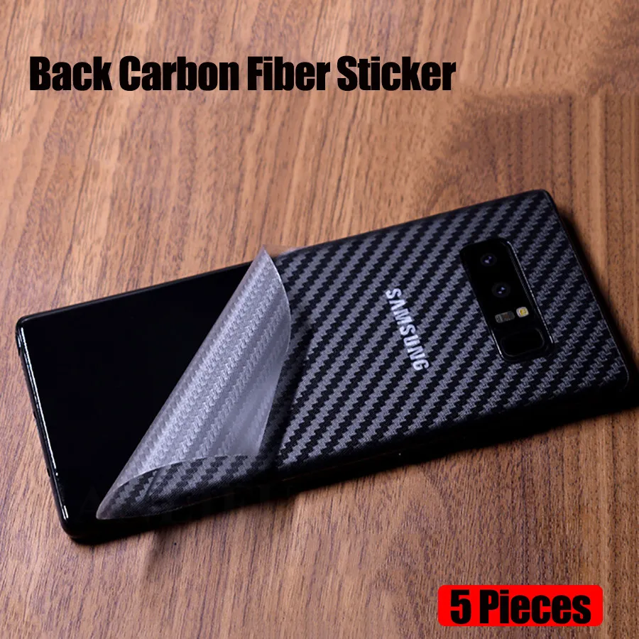 

5Pcs/lot 3D Back Carbon Fiber Screen Protector For Samsung Galaxy S22 S23 Ultra Note 10 Plus S20 Plus A51 A71 A72 A52s 5G Film