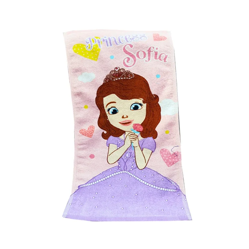 Disney Cartoon Katoenen Hand Gezicht Handdoek Stitch Sofia Elsa Prinses Zakdoek Reizen Zachte Peuter Handdoek Jongen Meisje 28x55cm