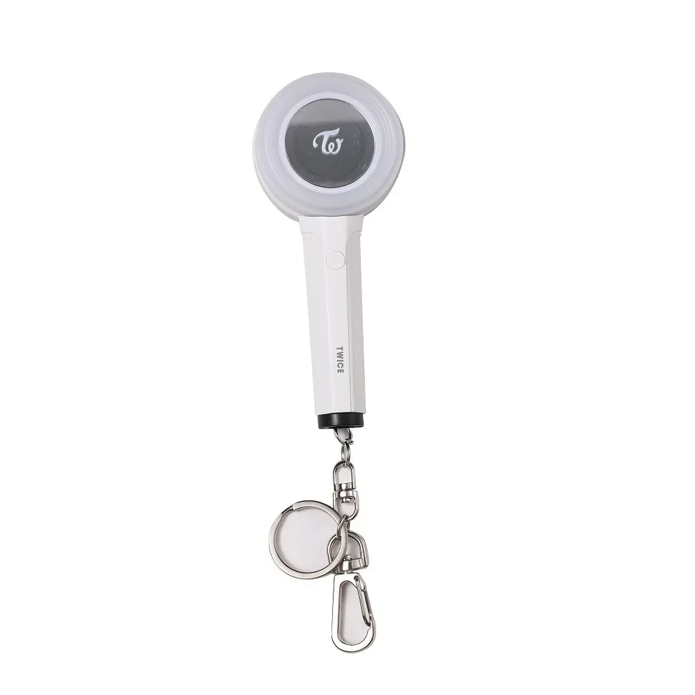 حار 14 أنماط Kpop عصا إضاءة صغيرة سلاسل المفاتيح أضواء إلكترونية حقيبة قلادة Keyrings الديكور المقتنيات المشجعين الهدايا