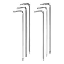 Uxcell 4/6pcs Torx Hex Key Wrenches T10 T15 T20 T25 T27 Carbon Steel Extra Long Arm Torx Hex Key Wrench Repair Hand Tools