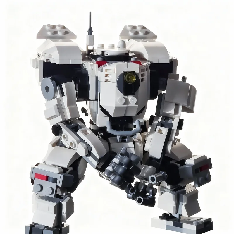 649pcs MOC Bison Titan Titanfall 2 Concept Art Model Toys Building Blocks Architecture Christmas Gifts Birthday DIY Kids Idea