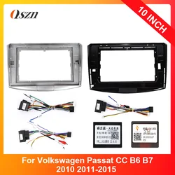 For VW present Magotan\cc 2010 2011-2015 Audio Stereo Panel Mounting Installation Dash Kit Trim Frame (10inch)
