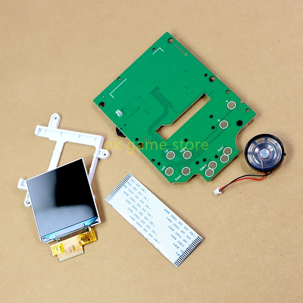 1Set For GB V4.0 2.45 Inch Highlight LCD Screen Kits For GameBoy GB Game Console V4 Backlight High Brightness LCD Screen