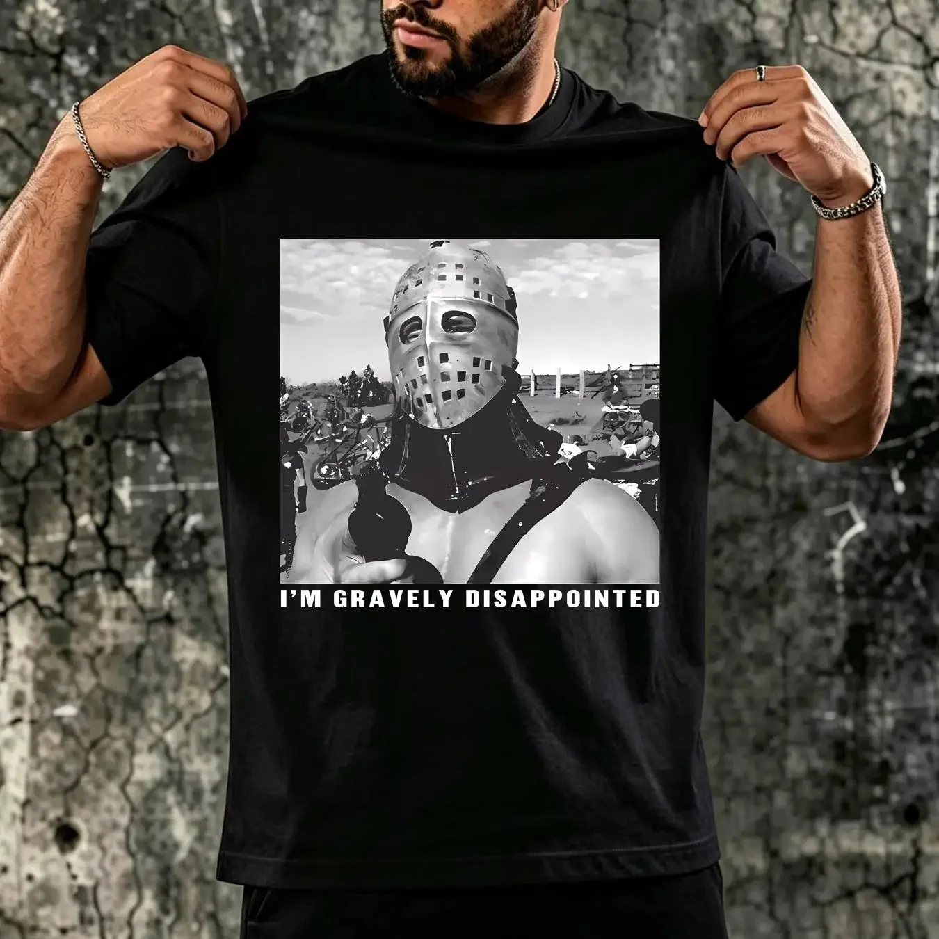 washed T Shirt Mad Max The Great Humungus Gravely Disappointed Retro 80s Movie vintage Washed Unisex Stretched Comfortable Soft
