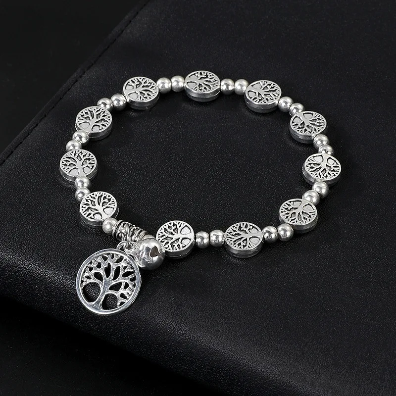 

Vintage Tree of Life Link Bracelet for Women Elegant Handcrafted Jewelry Birthday Party Gift High-quality