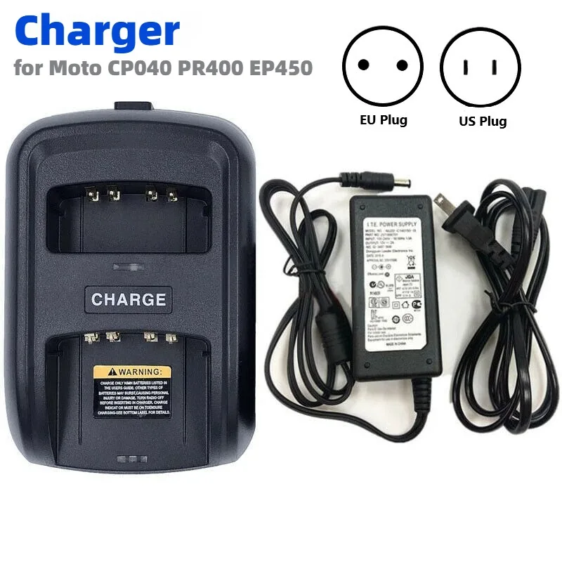 Motorola inteligente rápido carregador de mesa bidirecional para cp040 cp200 cp360 cp380 gp3138 gp3688 dep450 ep450 ep150 xir p3688 walkie talki