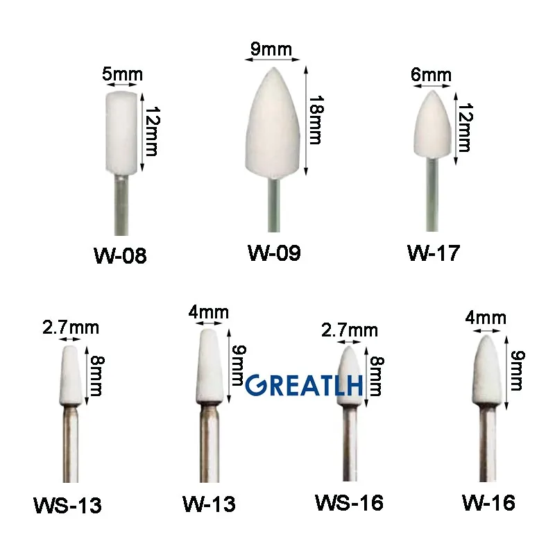 Polerowanie zębów biało kamienie dentyści pielęgnacja zębów narzędzia do polerowania materiały stomatologiczne 100 sztuk/zestaw