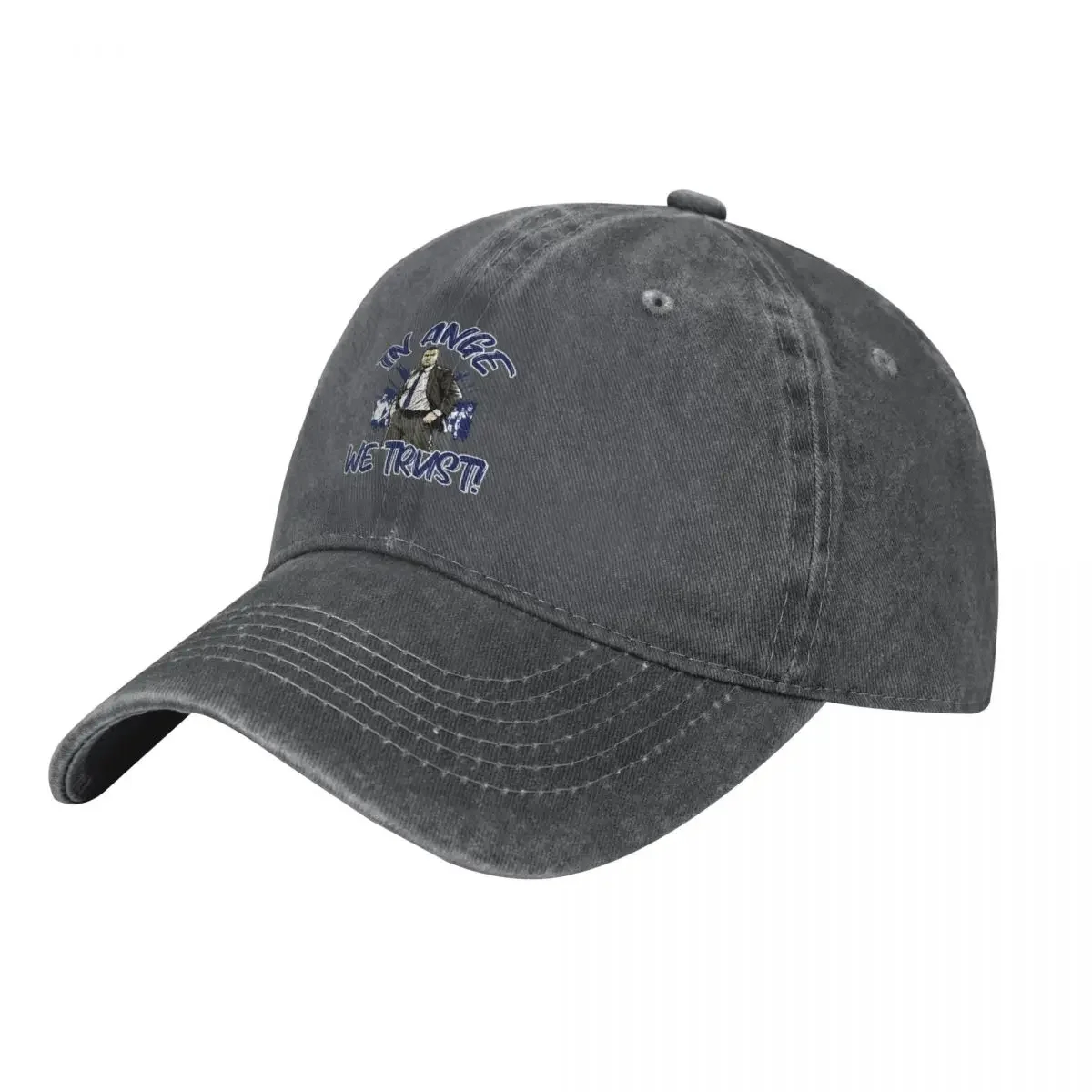 In Ange We Trust Baseball Cap Hood Big Size Hat funny hat fishing caps man Women's Golf Wear Men's