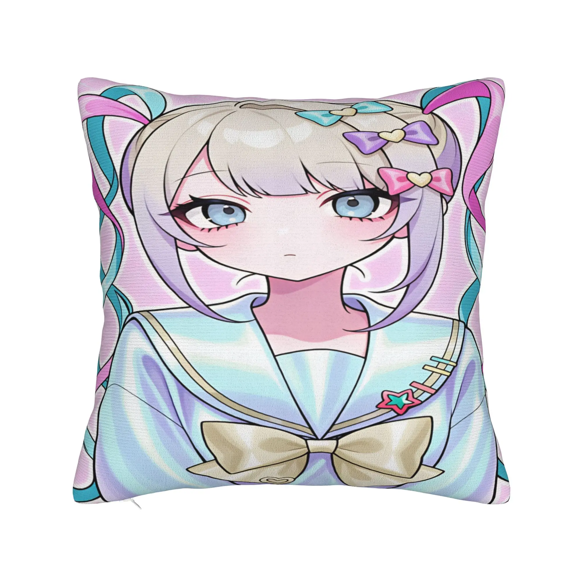 N-Needy Streamer O-Overload KAngel Pillowcases  Funny Pillow Case For Living Room Chair Comfy Pillow Cover