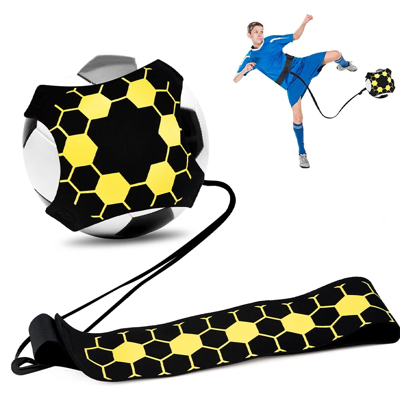 Beginner Soccer Training Belt Kids Adult Solo Football Juggle Bags Balls Auxiliary Kick Circling Strap Adjustable Practice Belts