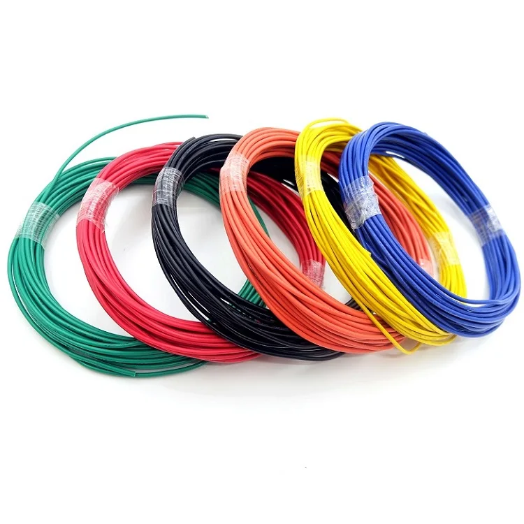 5/10M Electronic Wire 16AWG - 30AWG PVC Insulated UL1007 LED Lamp Lighting Line Tinned Copper Cable 300V