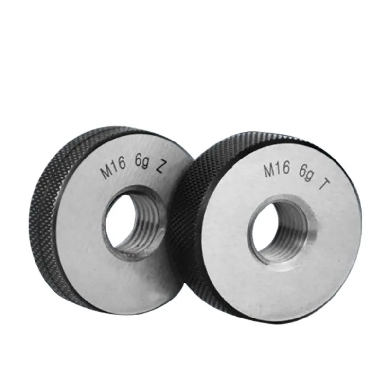 1set M2 M4 M5 M6 M8 M10 M12 M14 M16 M18 M22 M24 6g T&Z Metric Threaded Ring Gauge Measuring External Thread Pass Stop GO NOGO