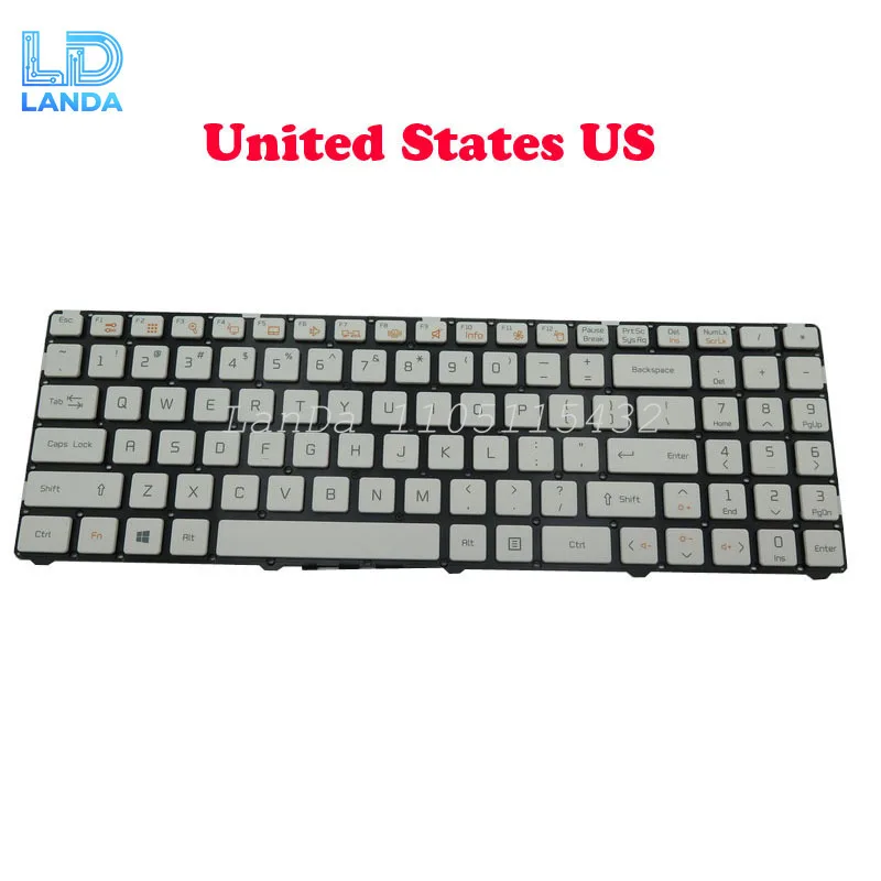 لوحة مفاتيح الكمبيوتر المحمول ل LG 15U470 15UB470 15U480 15UD480 15U470-G 15U470-K 15U470-H 15UD470 15UD470-G 15UD470-K LG15U47 #3