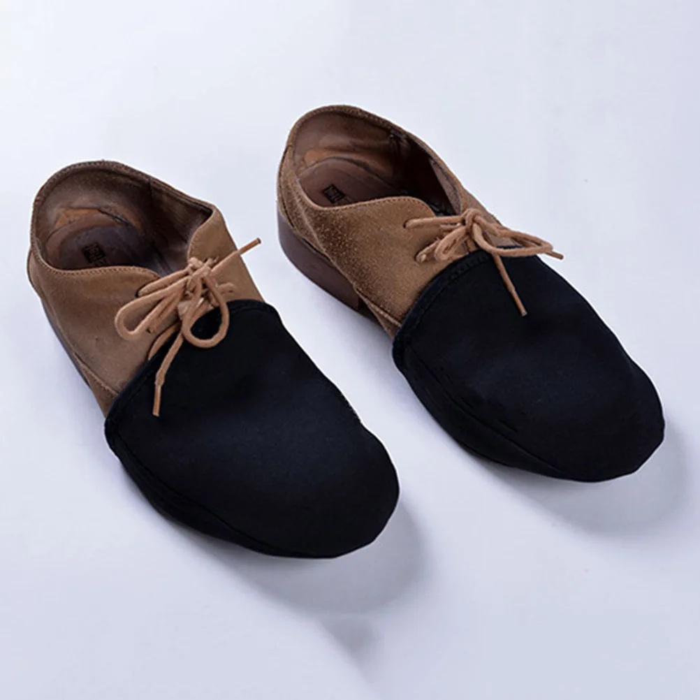 

2Pairs Cycling Shoe Covers Warm Windproof Anti-Slip Locking Overshoes Adjustable Riding Shoe Protectors Black Outdoor Overshoes