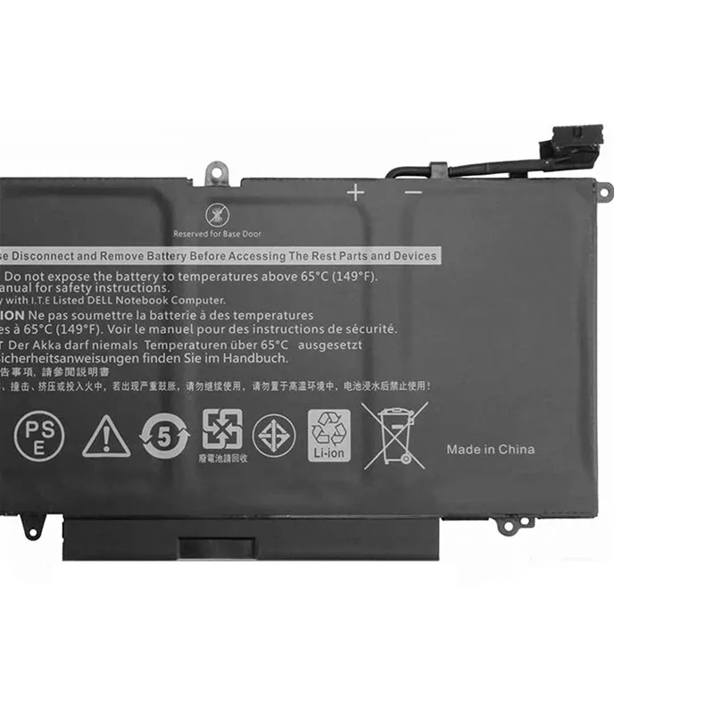 بطارية كمبيوتر محمول جديدة من 6 خلايا K5XWW 7.6 فولت 60Wh 7500 مللي أمبير في الساعة لأجهزة الكمبيوتر المحمول DELL Latitude 5289 7389 7390 2-in-1 Series 71TG4 725KY N18GG