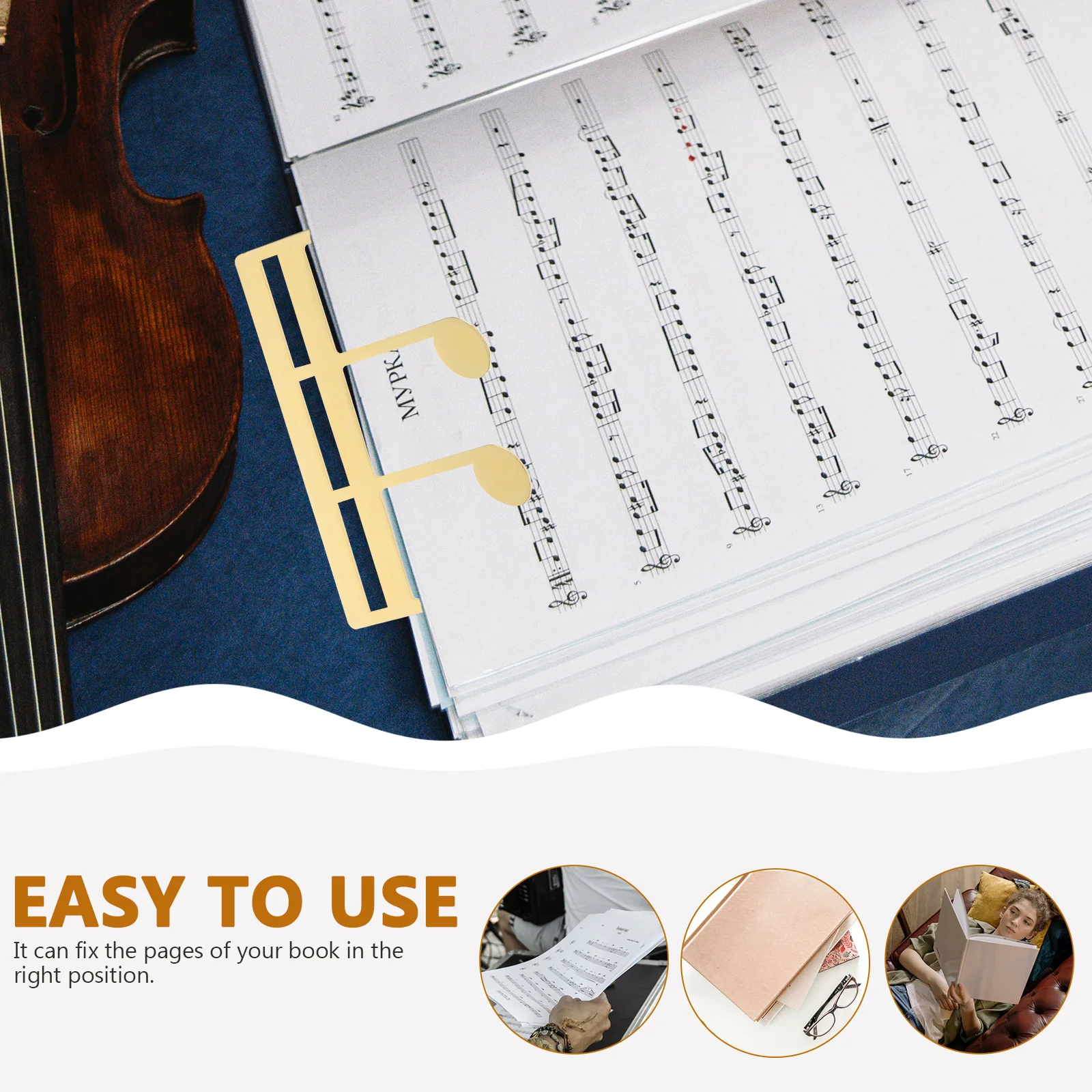 

Профессиональный железный держатель для музыкальных страниц, 2 шт., компактный дизайн для чтения инструментов, идеальный подарок музыкантов