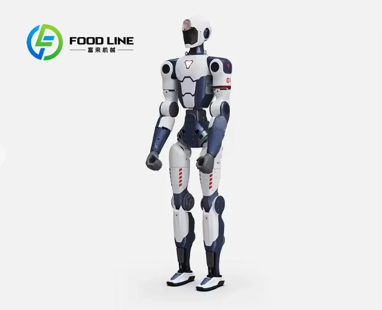 Beverage Shop Humanoid Robot Prepares Simple Fruit Drinks, Delivers Finished Products And Greets Waiting Store Customers