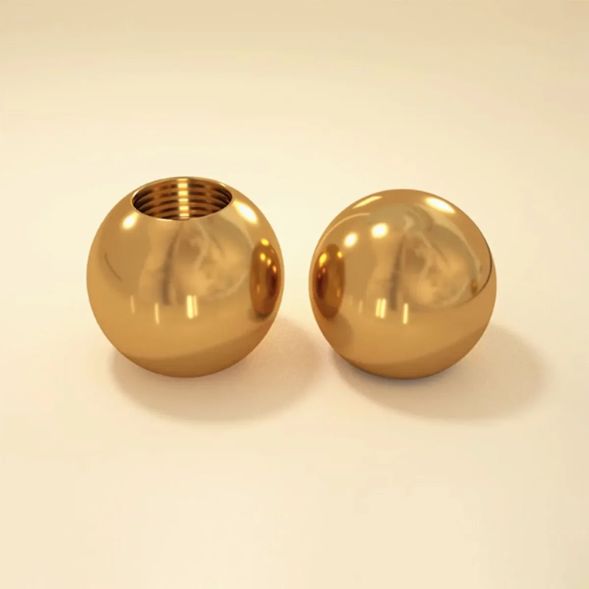 Pure Brass Internal Thread Spherical Nut Bald Head Plug Decorative Screw Cap Lighting Fixture Accessories M3 M4 M5 M6 M10 M12