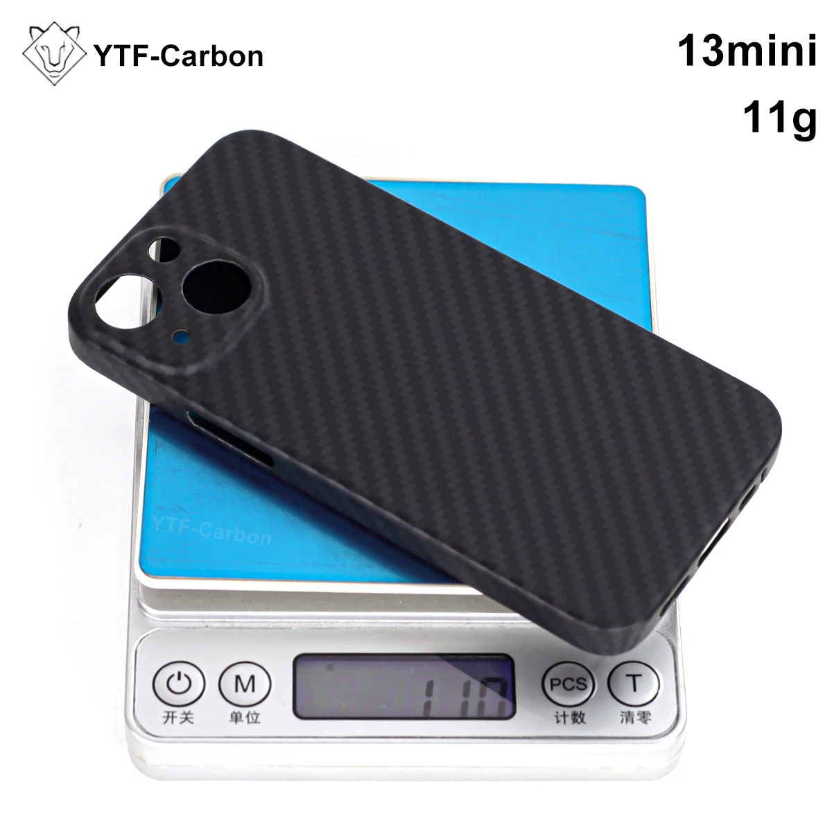 YTF dla iPhone'a 13 /13 Pro/13 Pro Max Etui na telefon komórkowy Ultracienkie etui na telefon z aramidu i kevlaru Magnetyczne etui na iPhone'a 13 Mini — zdjęcie produktu 6
