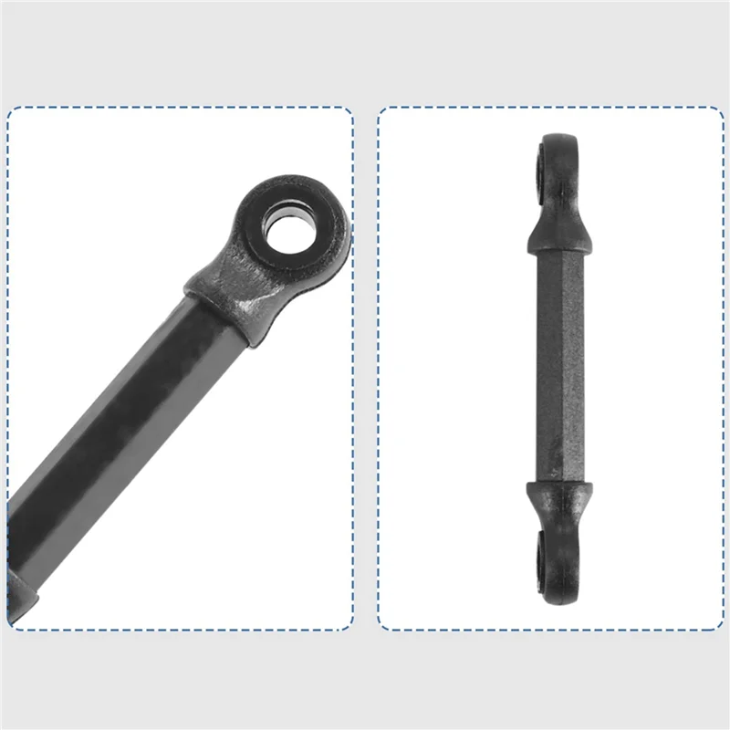 B49B-8Pcs PX9300-04 Shock Absorber Link Rod Linkage For 9300 9304 1/18 RC Car Spare Parts Replacement Accessories