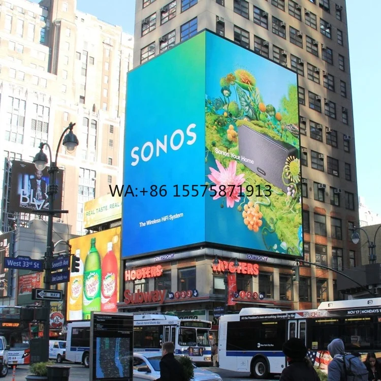 

P4 Водонепроницаемая уличная мобильная 14-футовая цифровая рекламная светодиодная панель для рекламных щитов для крепления коробок-грузовиков