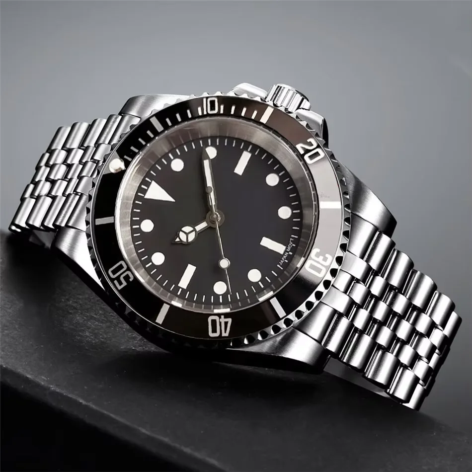 Tandorio 40mm Classic Business Retro Sapphire Glass 200m Waterproof Diver Men Watches Automatic NH35/PT5000/Miytota 8215 Move
