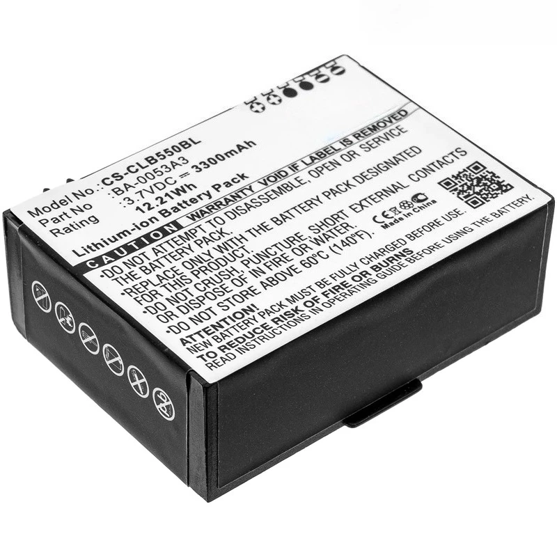 BA-0053A3 High Quality Barcode Scanner Battery 3.7V 3300mAh for CipherLab CP50 CP55,Not compatible with CipherLab 9200 Brand New