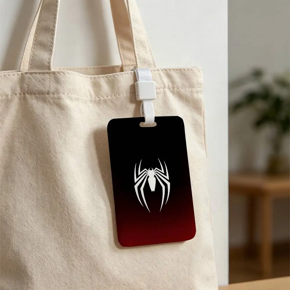 Classic-S-Spider-Man-S NFC Contactless Sliding Card Sleeve For Student Cards, Bus Cards, ID Cards, And Work Permits