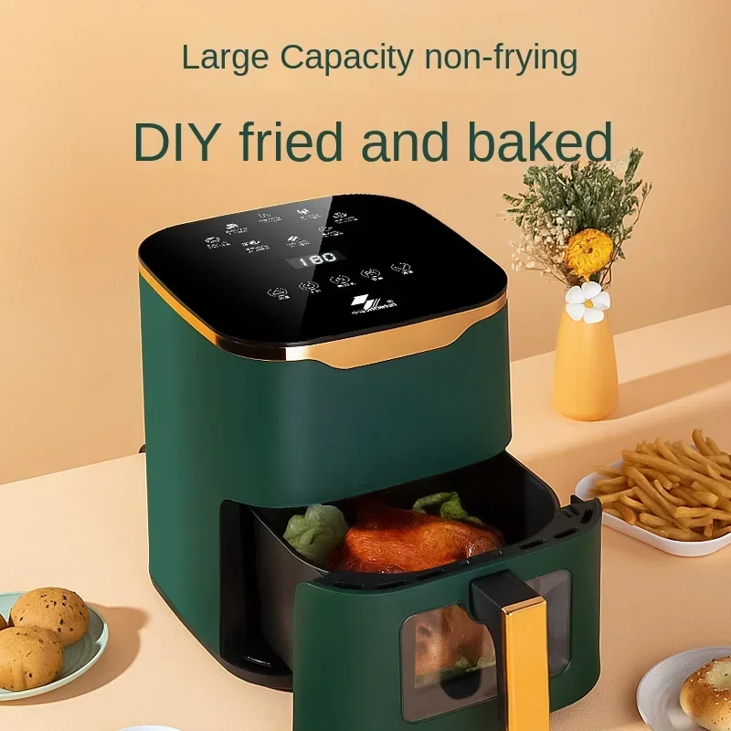 Household Intelligent Electric Fryer, Oil-free Multifunctional French Fries Oven, Household Appliances air fryer